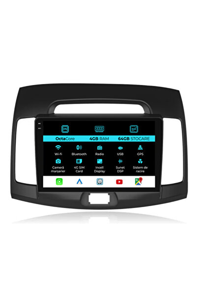 NavStore Navigatie Dedicata Hyundai Elantra (2006-2011), 9Inch, 4Gb Ram, 64Gb...