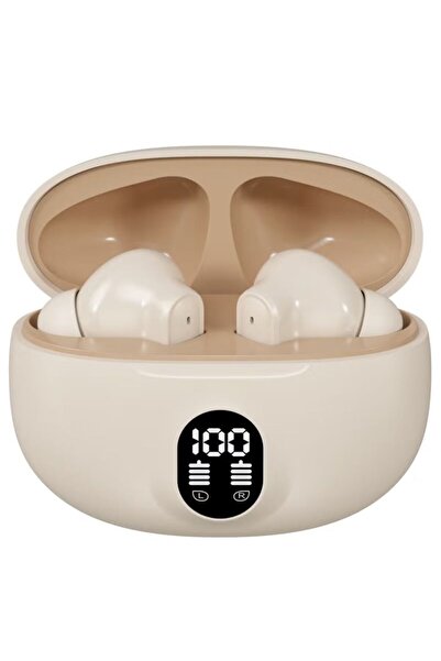 Grabit سماعات أذن Gtunes-150 TWS | بلوتوث 5.3 | مدة تشغيل ١٢ ساعة | كريمي/بيج