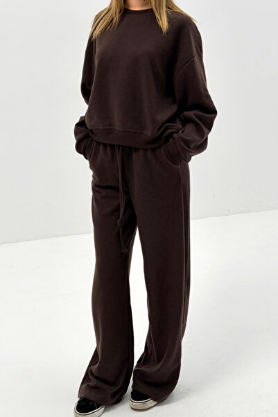 Narin Studios Selanik Acı Kahve Alt Üst Örgü Takim