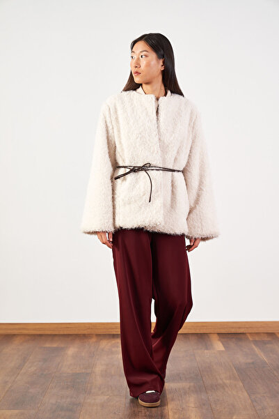 Mevra Palazzo Trousers Burgundy