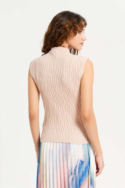 REDTAG Women Pink Textured Top