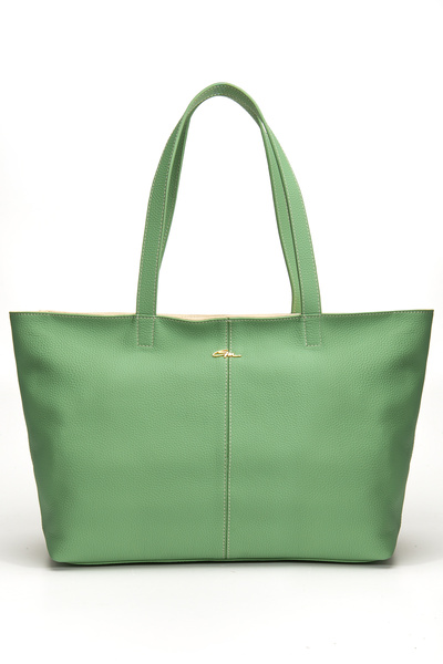 gio&mi Vera Shoulder Bag Genuine Leather Green