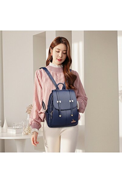 OEM Rucsac dama, Wei Sen Dai Shu, albastra, 33x26x14cm