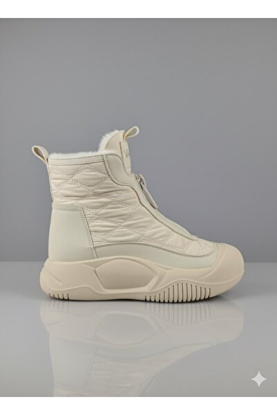 Voyager Γυναικείες μπότες χιονιού με φερμουάρ μπροστά και γούνα εσωτερικά B439