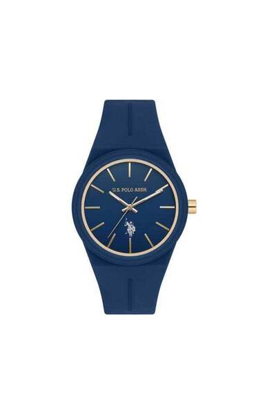 U.S. Polo Assn. Novelties 33mm Women's Watch with Blue Dial & Rubber Strap