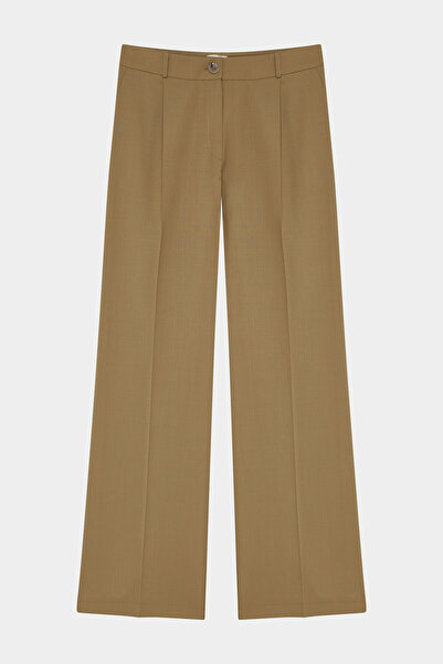 W Collection CAMEL YÜNLÜ PİLELİ PANTOLON