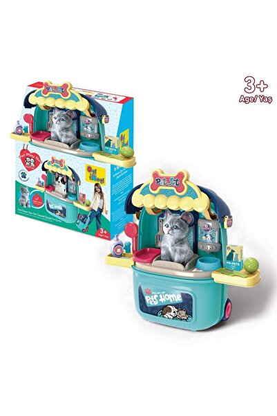 Ogi Mogi مجموعة لعب تظاهرية للعناية بالحيوانات الأليفة 2 في 1 للأطفال من سن 3...