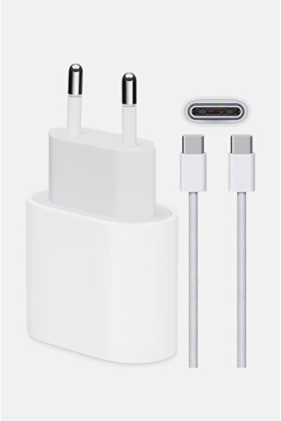 Mobilzone Apple 35w Usb-c Ultra Hızlı Şarj Aleti Seti Iphone 15 - 16 - 17 - Pro - Pro Max Uyumlu