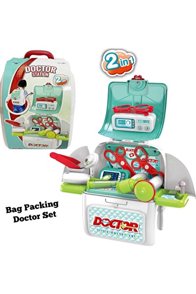 TOY GARDEN 2-in-1 Kids Doctor Kit Playset – 18-Piece Medical Toy Set for Ages 3+
