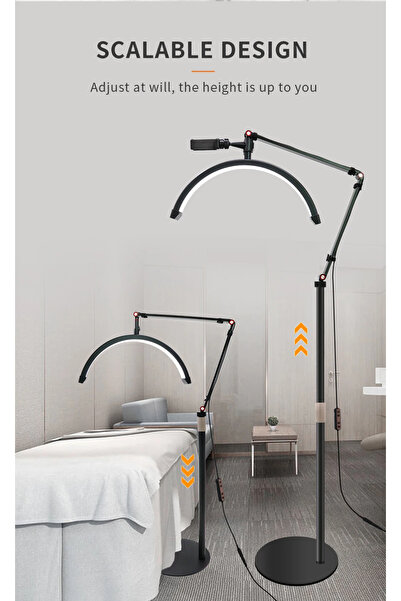 OEM Cosmetic LED Lamp, Adjustable Light Intensity, Warm Light, Cold Light, Adjustable Height