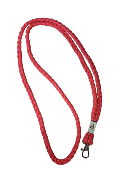 My Strape Pink Neon Knitted Phone Neck Strap Compatible with All Cases