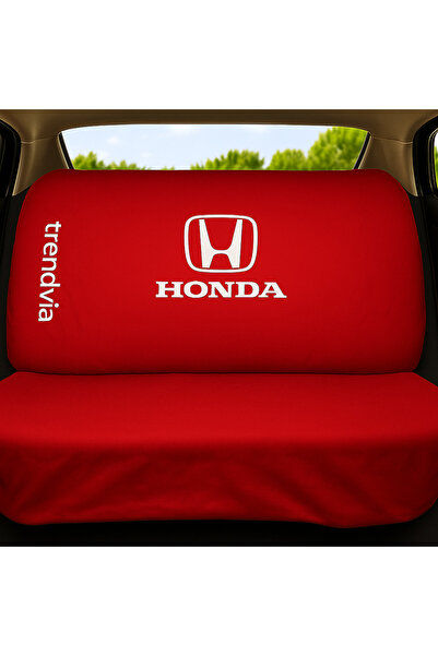 trivexa Honda Compatible Combed Cotton Fabric Car Seat Cover Set – Front and Rear Service Cover Set