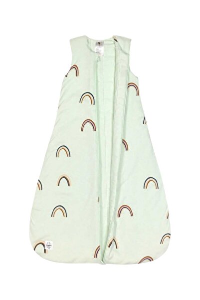 PAMUK HANIM Winter 2.5 Tog Bag Baby Girl - Boy Sleeping Bag Sleeveless Zippered /Mint Rainbow