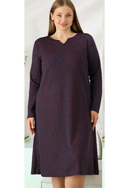 LİMİSSİ V-Neck Oversized Dress 26803