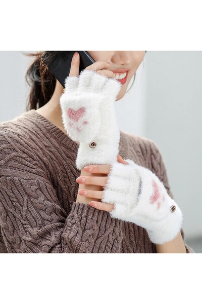 Techsuit Women's Gloves, khaki, 17cm, ST0017