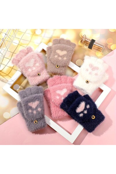 Techsuit Women's Gloves, white, 17cm, ST0017