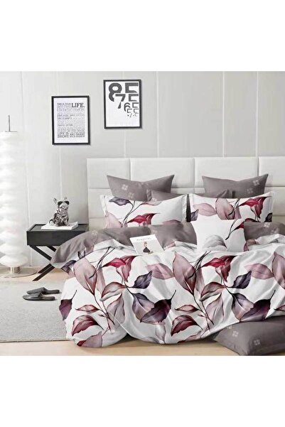 Patul Bed Linen, Satin Cotton, Sulphur, 2 Persons, Double Bed, 4 Pieces