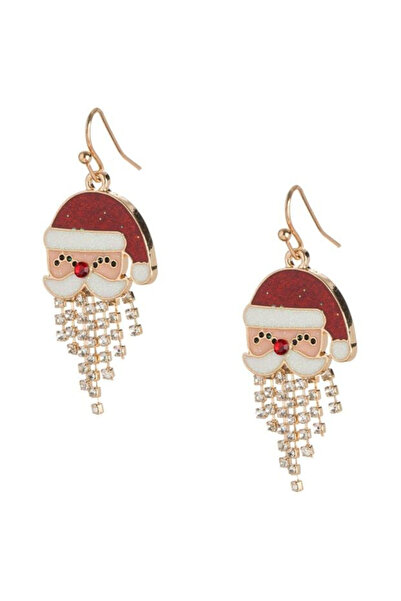 NBPRINT Cercei de Craciun cu Mos Craciun Glitter & Strass