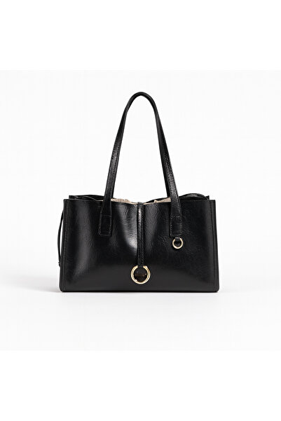 Mopia Torba cepli shopper çanta - Siyah