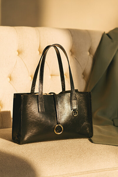 Mopia Torba cepli shopper çanta - Siyah