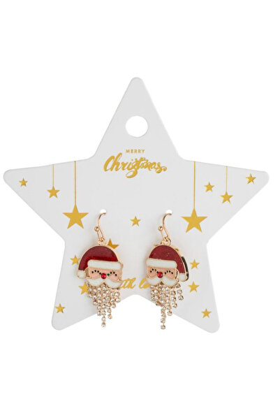 NBPRINT Cercei de Craciun cu Mos Craciun Glitter & Strass