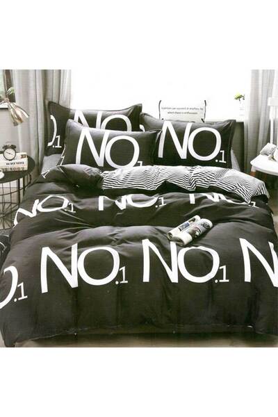 Patul Bed Linen, Satin Cotton, Sulphur, 2 Persons, Double Bed, 4 Pieces