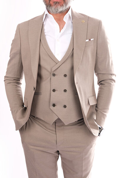 PAPYON Minimalist Regular Fit Üçlü Takım Elbise - İş ve Özel Günler İçin