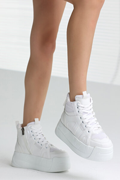 LEYDİ SHOES Γυναικείες μπότες με κορδόνια MIAAMI