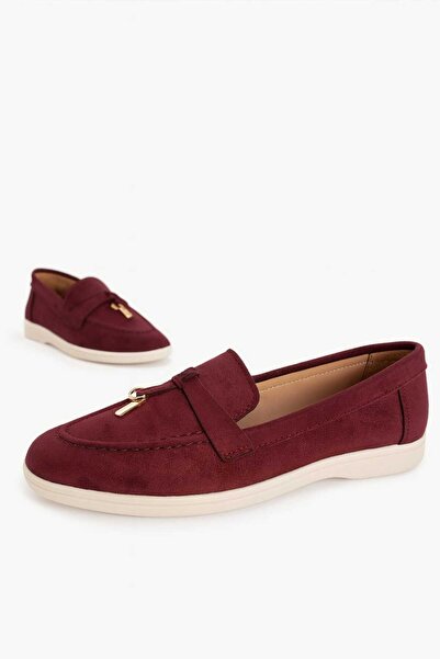 Sista Shoes Y.M.N Günlük Giymelik Kadin Loafer Suet Ayakkabı