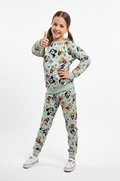NEWKİDS Patterned 2 Thread Cotton m Transitional Unisex Children's Pajama Set