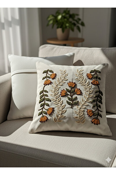 PUNCH KIRLENT 43x43 MODERN SALON NAKIŞLI KIRLENT GİZLİ FERMUARLI