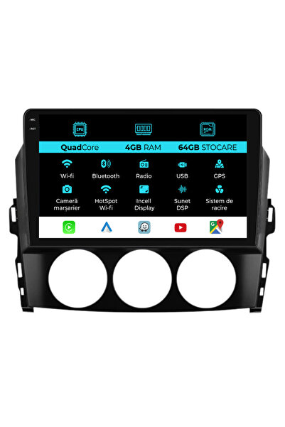 NavStore Ειδικό σύστημα πλοήγησης Mazda MX-5 (2005-2015), QuadCore, 9 ίντσες,...