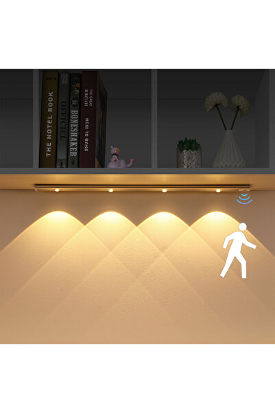 Destello Lampă LED reîncărcabilă cu senzor de mișcare, 80 cm, reglabilă, 3000 K-6000 K, portabilă, tip C, baterie 1000 mAh