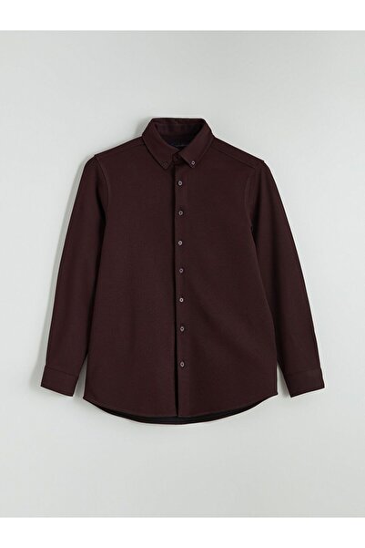 LC Waikiki SOUTHBLUE Regular Fit Desenli Uzun Kollu Erkek Gömlek