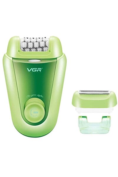 VGR ماكينة إزالة الشعر الكهربائية V-758 2 في 1، 32 ملقطًا، شاشة LED، وقت تشغي...