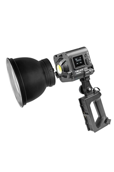 Yongnuo Lampă video LED LUX100 cu mâner NP-F și temperatură de culoare 3200K-...