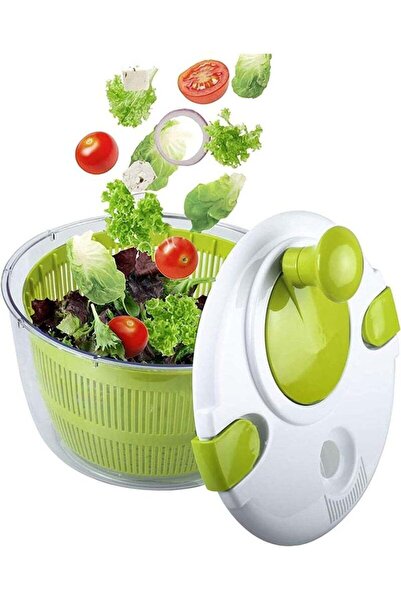 Generic Large Salad Spinner and Keeper, Fruits and Vegetables Quick Dryer Dry off and Drain Lettuce and Veg