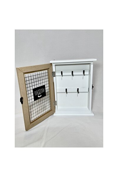 OEM Wooden key box with 6 hooks