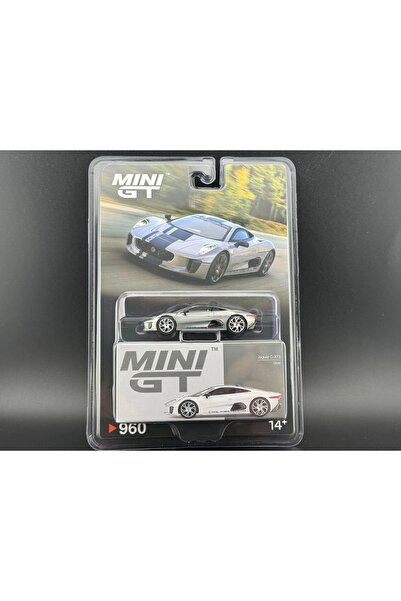 mini gt 1:64 Jaguar C-X75 Silver Chase Edition Diecast Model Car
