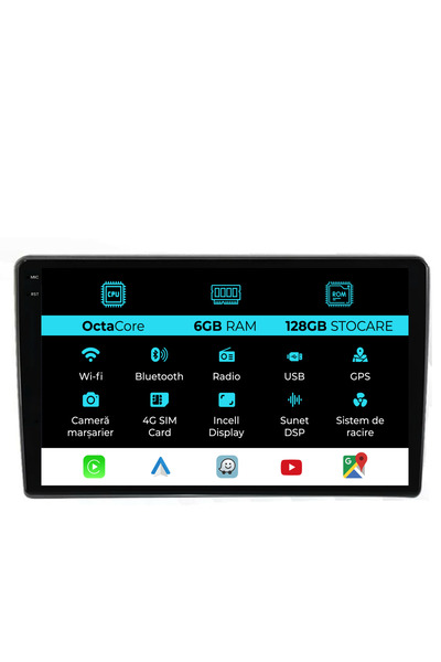 NavStore Navigatie Dedicata Ford Transit (2019-2025), 10Inch, 6Gb Ram, 128Gb ...