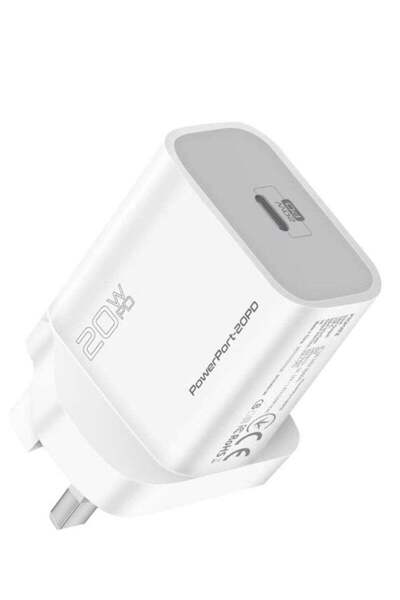 Generic 20W USB-C Charger with Power Delivery, Ultra-Compact Fast Charge Type-C Wall Adapter with USB-C Pow