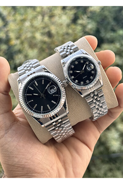 Tulpar New Season Steel Cord Calendar Trend Model Lover Couple Watch