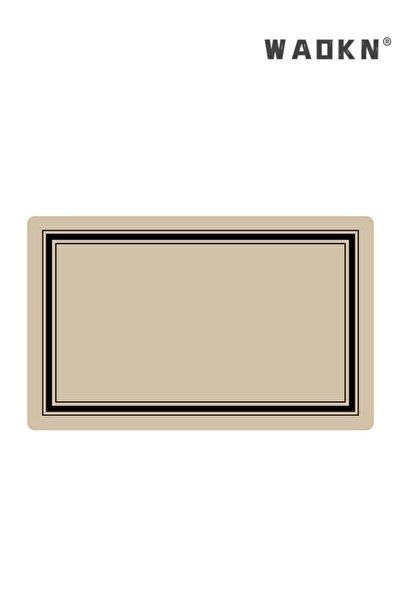 Generic WAOKN 40Ã—50cm Coffee machine mat draining mat Coffee Bar Mat Non Slip Absorbent Draining Mat Dish