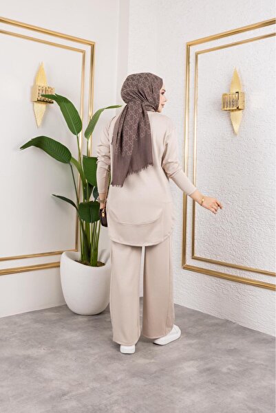 MODAMÜNASİP Comfortable and Stylish Two-Piece Suit with Great Cotton Viscose Pants