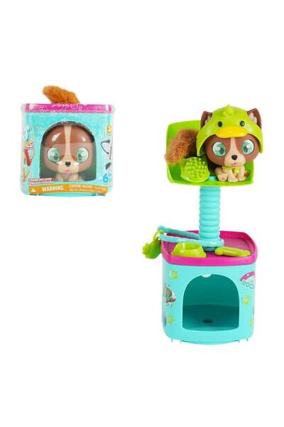 Mega Oyuncak Qt Puppies Puppy Dog with Surprise Accessories 00807 Rocky