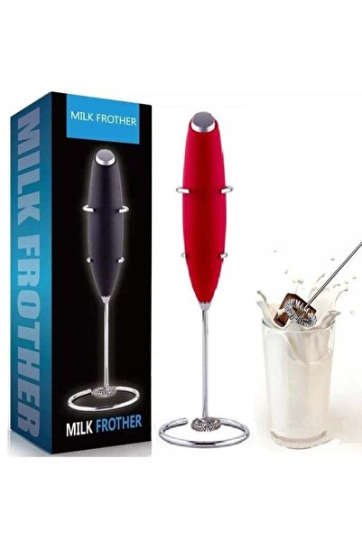 Generic DANEEN Milk Frother/Stirrer with Stand (Battery Operated), Handheld Foam Maker, Portable Mixer for