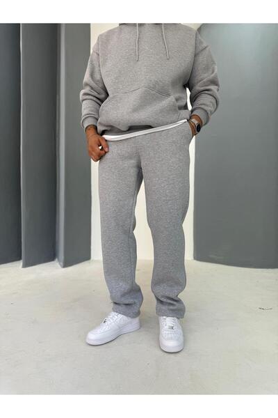 Baycombine35 3 Thread Premium Quality Track Pants with Leg Detailing
