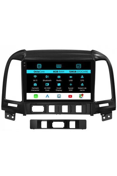 NavStore Ειδικό σύστημα πλοήγησης Hyundai Santa Fe (2005-2012), 9 ίντσες, μνή...