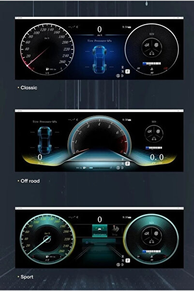 NavStore Digital Electronic Clocks Mercedes GLC C253 X253 (2015-2022)