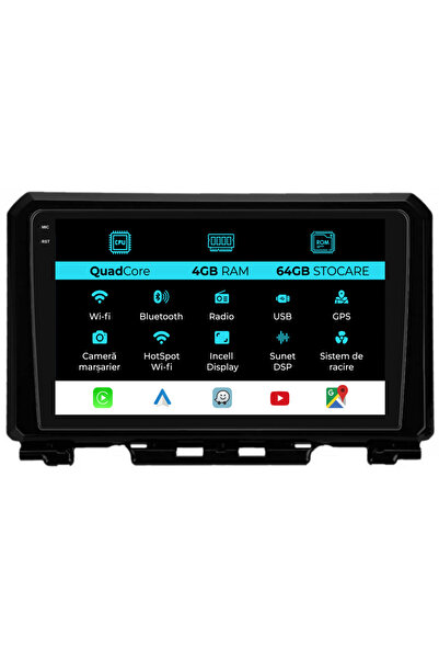 NavStore Αφιερωμένη πλοήγηση Suzuki Jimny (2018-2023), QuadCore, 9 ίντσες, 4 ...